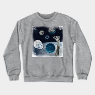 Dazzling Planet Scapes Crewneck Sweatshirt